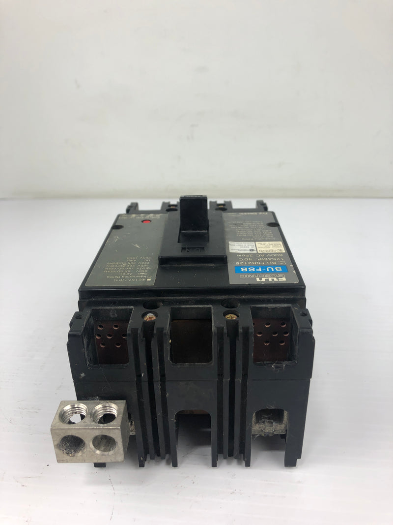 Fuji Electric BU-FSB2125 Circuit Breaker 2P 125A 600V 50/60Hz