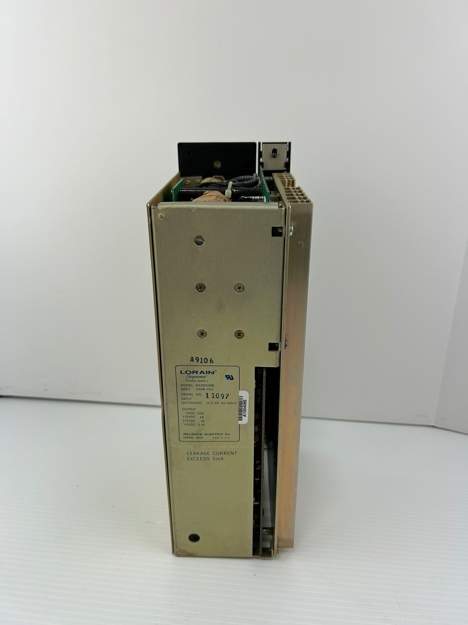Reliance Electric 57C491 Automax Power Supply 275W Lorain ES281CMB - With Key