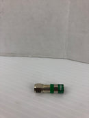 Leviton 40985-CPF Green Compression F-Connector - Lot of 100