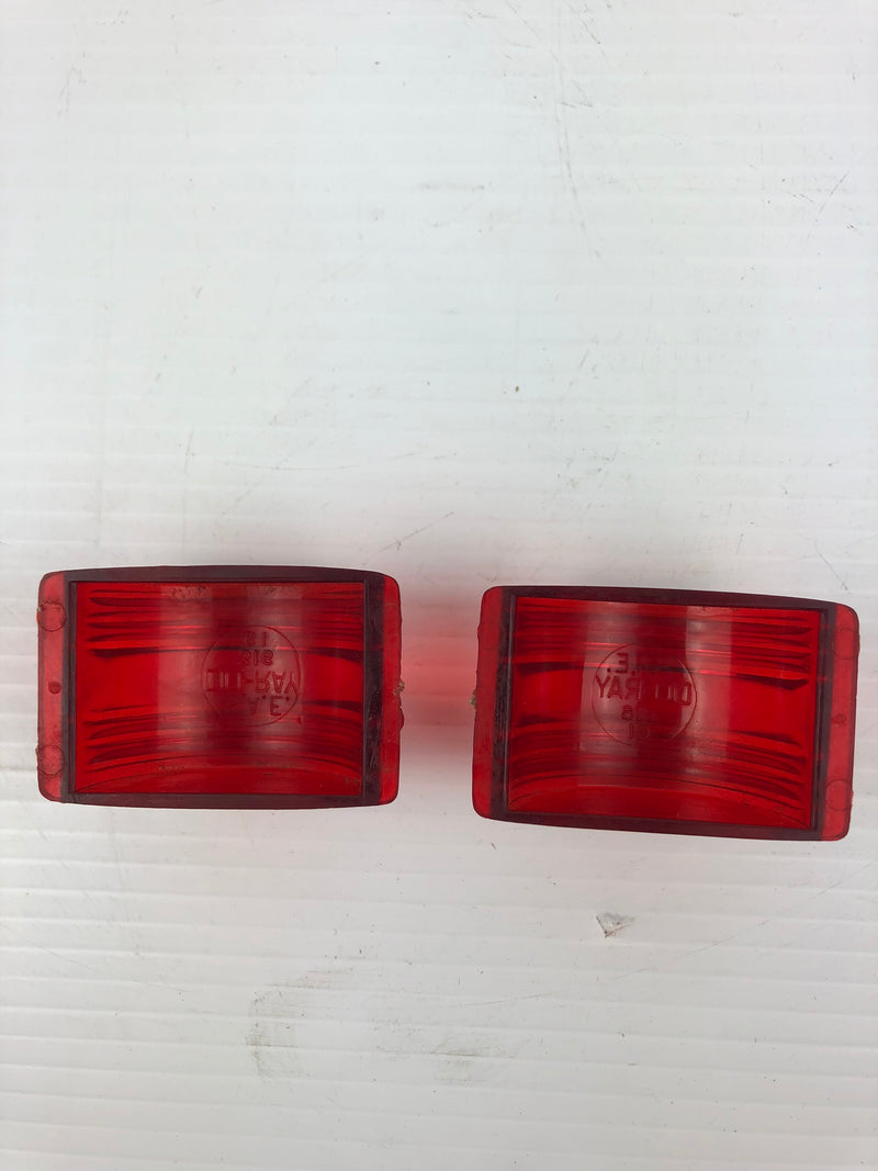 Do Ray 316 Red Clearance Lens Light Truck, Trailer, Motorhome Lot of 2