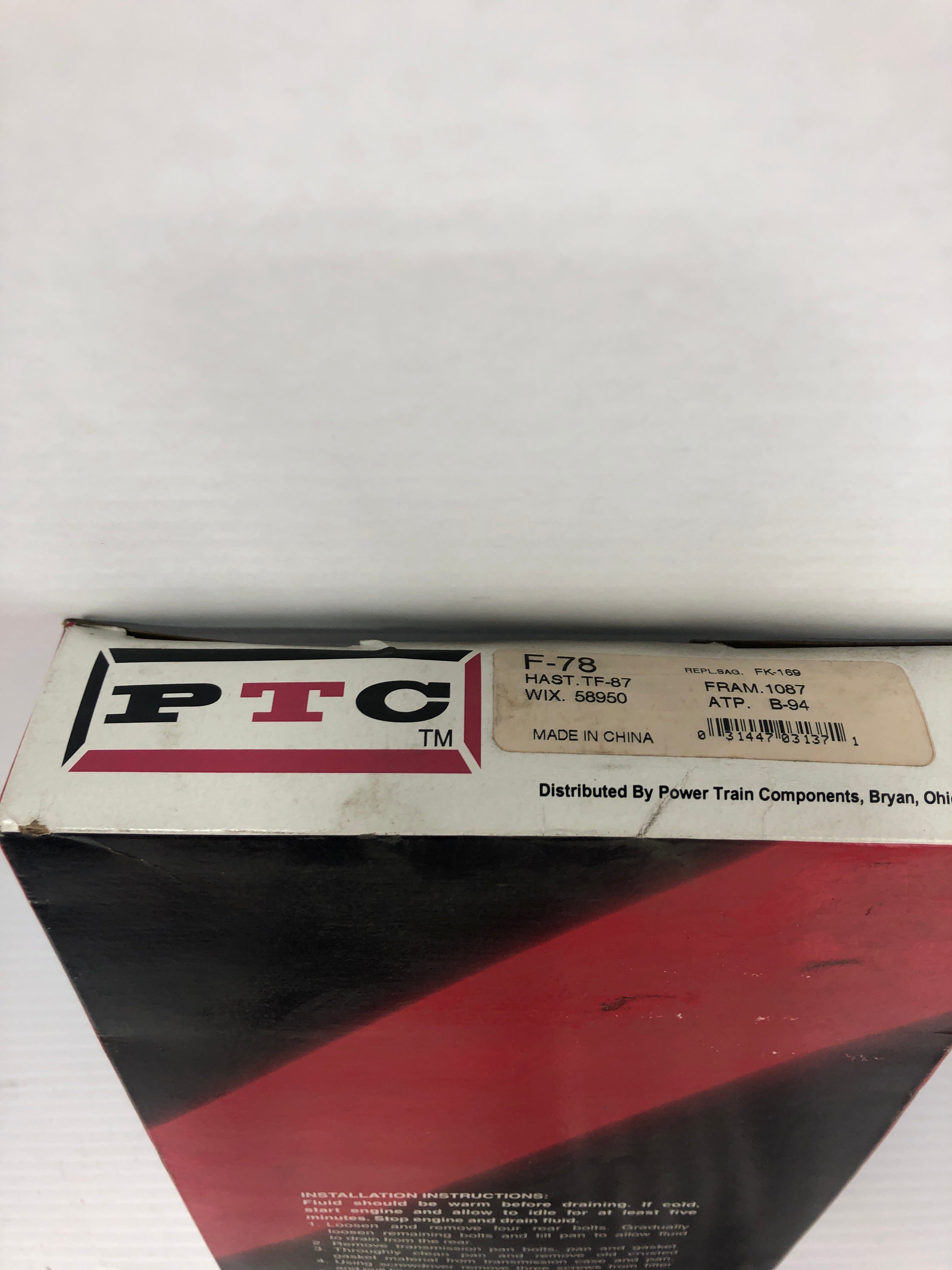 PTC F-78 Automatic Transmission Filter Kit ATP B-94