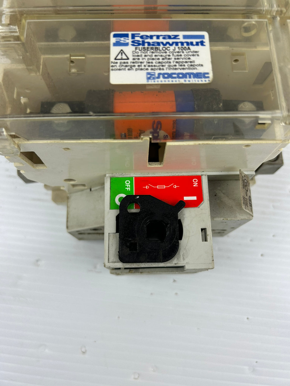 Ferraz Shawmut FUSERBLOC J 100A FBJ100 3-Pole Fuse Holder Switch