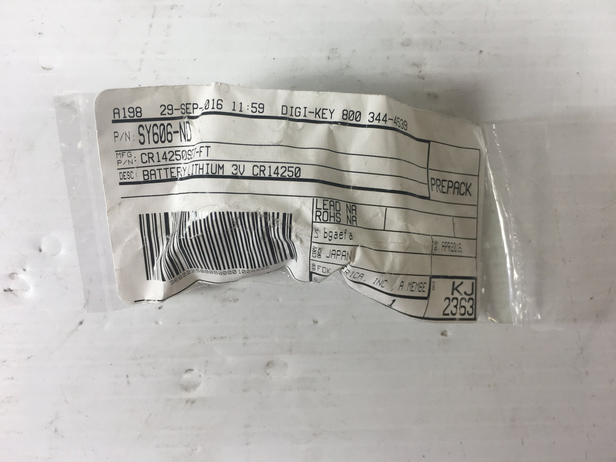 Digi-Key Lithium Battery SY606-ND 3V - Lot of 11