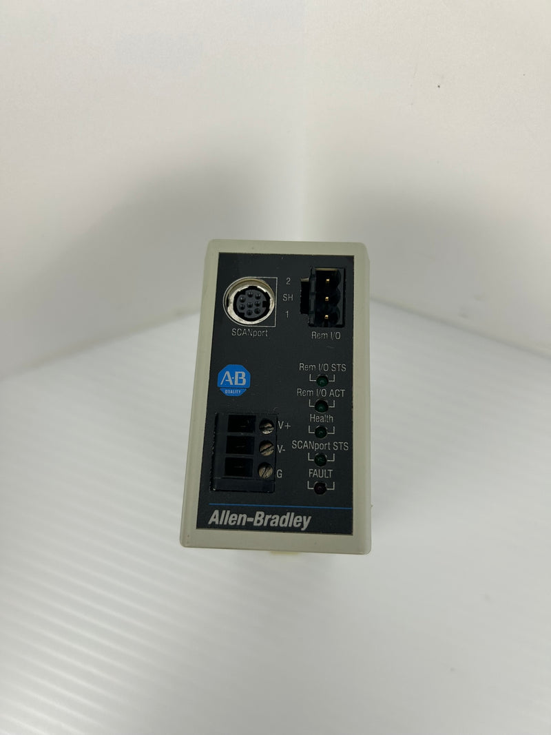 Allen-Bradley 1203-GK1 Communication Module Remote I/O Series C FRN 4.01 24VDC