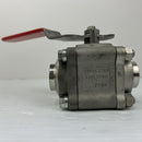 Worcester Controls 1 5966TBW1 R21 Ball Valve 1000 CWP TFE Seat 400°F Max Temp