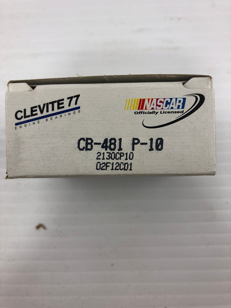 Clevite CB481P10 Engine Connecting Rod Bearing CB-481 P-10 (Box of 4)