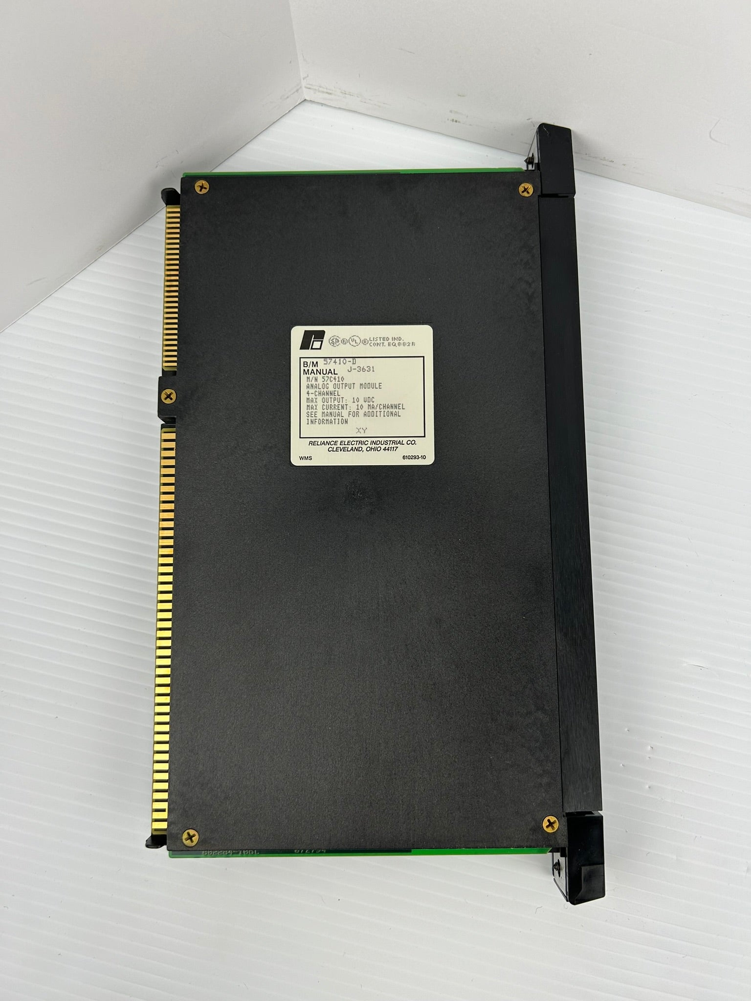 Reliance Electric 57C410 Analog Output Module 4 Channel 57410-D J-3631 10VDC