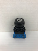 IDEC HW-CB10 Push Button Keyed Switch HW-G10 - Missing Key