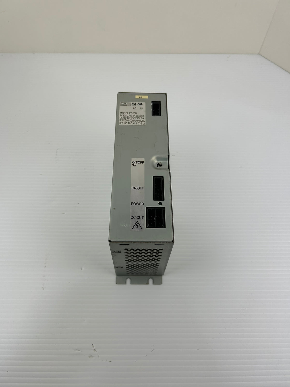 Rubycon PD25B AC Power Supply 24VDC 3A Industrial