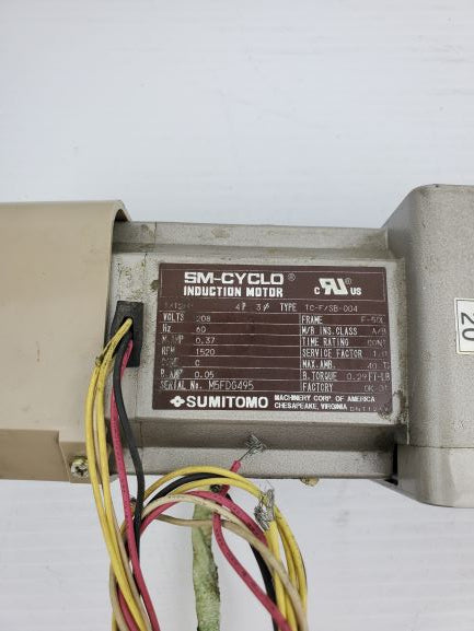 SM-CYCLO TC-F/SB-004 Induction Motor F-50L M5FDG495