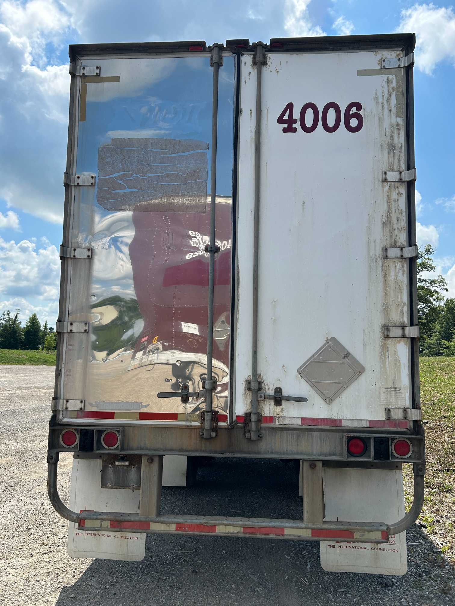2004 Trailmobile 53' Dry Van Semi Trailer Air Ride Swing Doors 2MN01JAH941000997