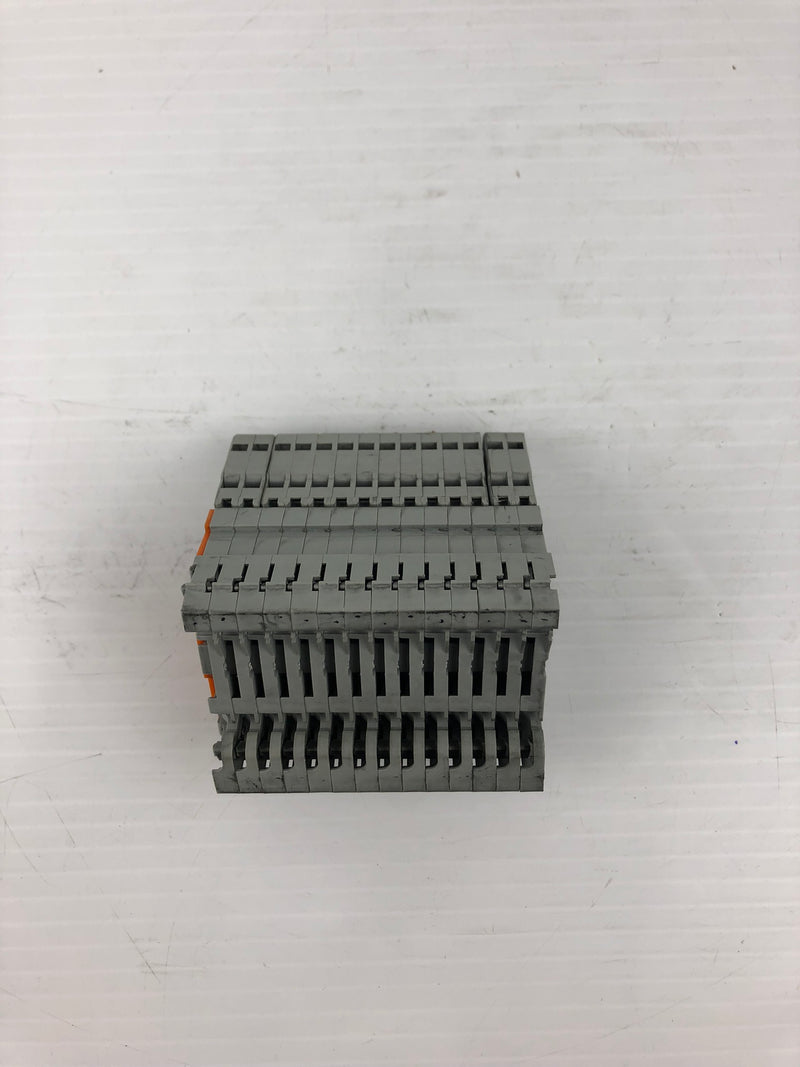 Lot of 14 - WAGO X-COM769 Terminal Block with One 769 Terminal End