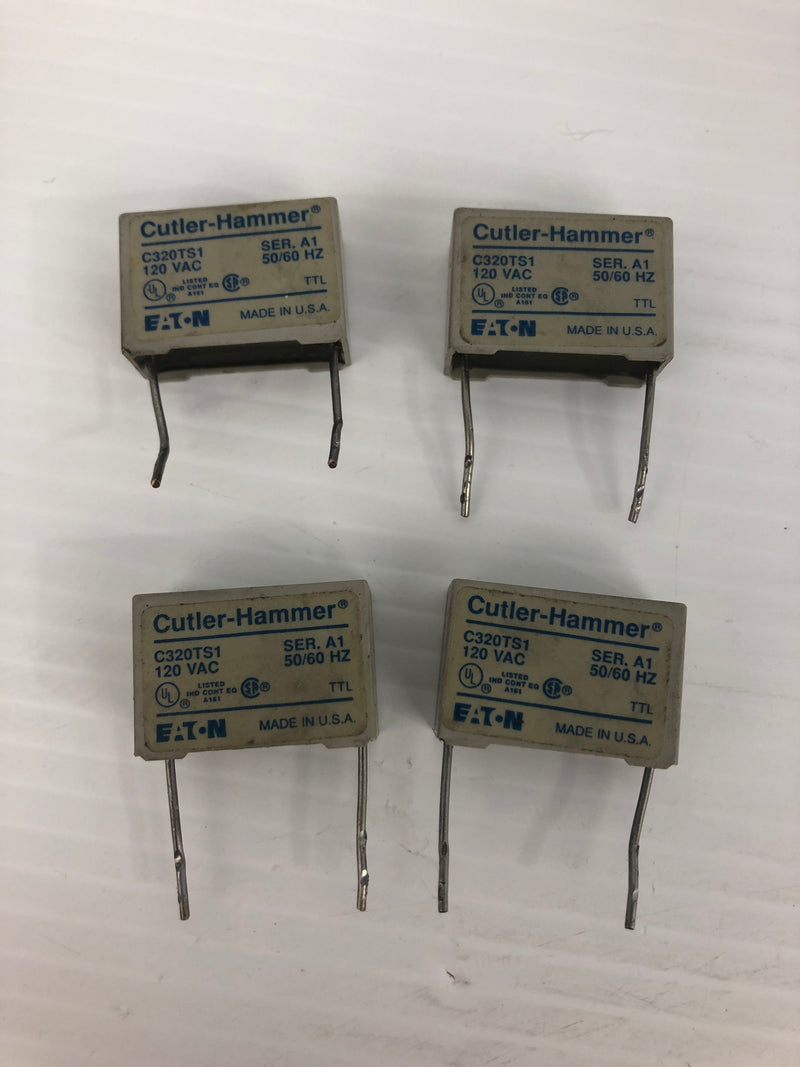 Cuttler Hammer C320TS1 Transient Suppressor Series A1 120VAC - Lot of 4