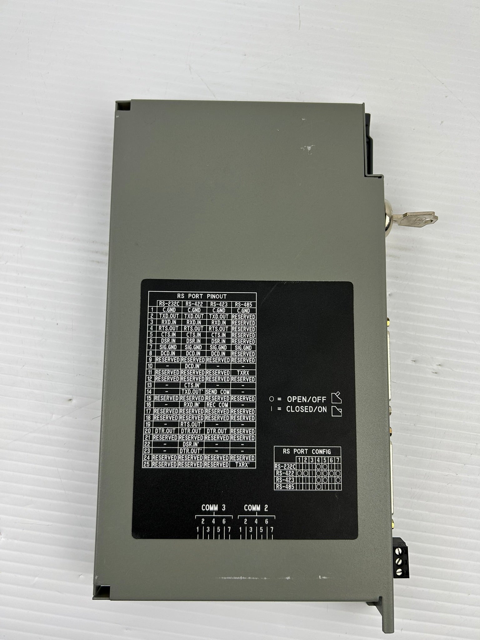 Allen Bradley 1771-DXPS Copro Serial Expander PLC Series A 513017503 with 1 Key
