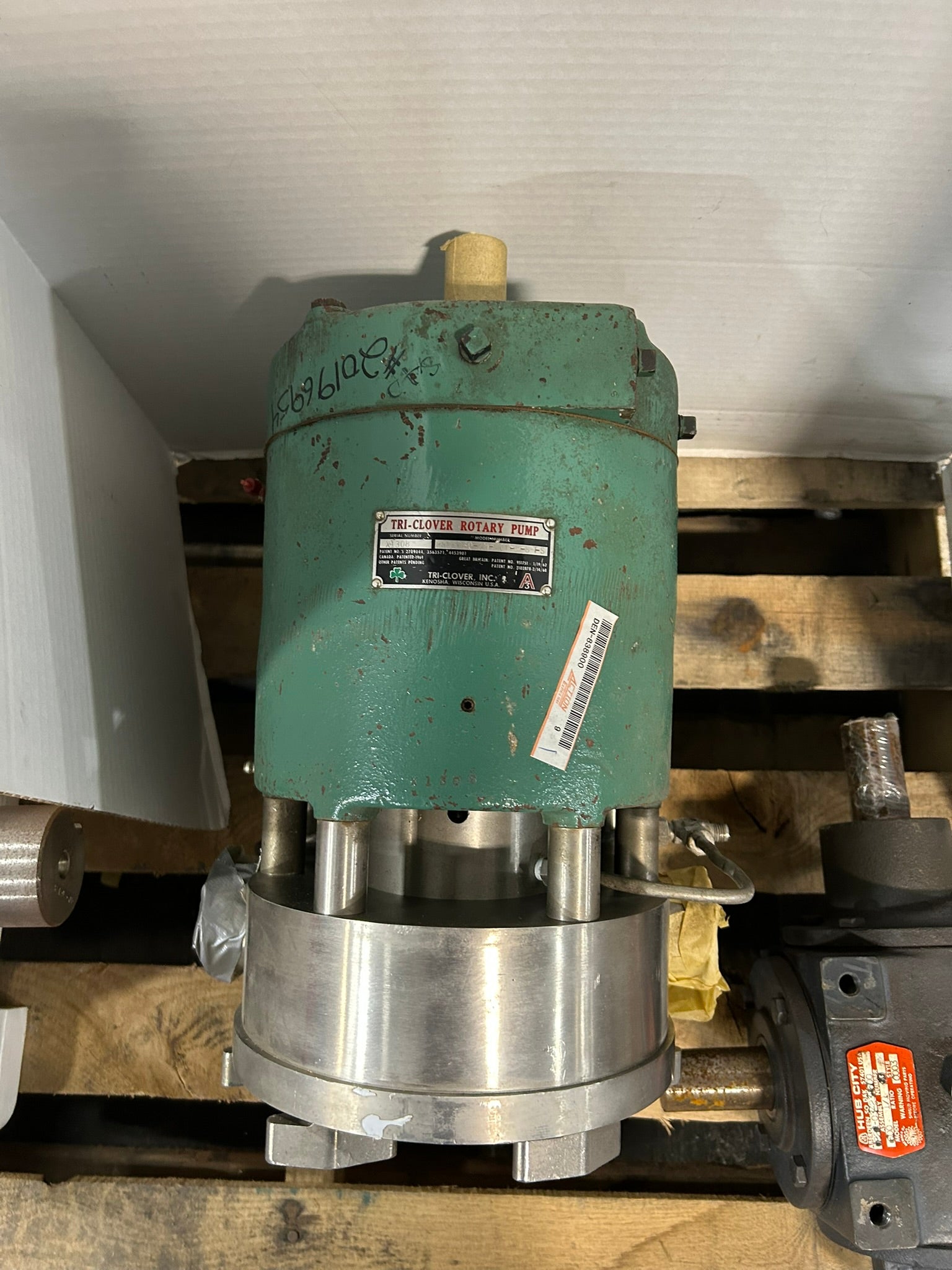 Tri-Clover PRRED60-2M-TC1-4-ST-S Rotary Pump