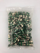 Leviton 40985-CPF Green Compression F-Connector - Lot of 100