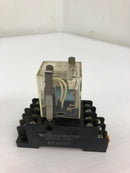 Omron MY4N-D2 Relay 24 VDC with 0516YF Base 250V 5A