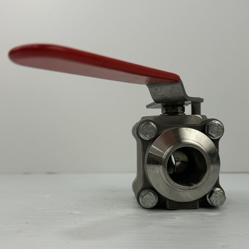 Worcester Controls 1 5966TBW1 R21 Ball Valve 1000 CWP TFE Seat 400°F Max Temp