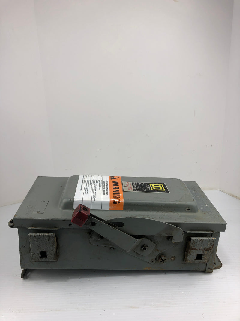 Square D H362AWK Safety Switch Series E1 600V 60A 3PH Fusible Type 3, 3R, 12