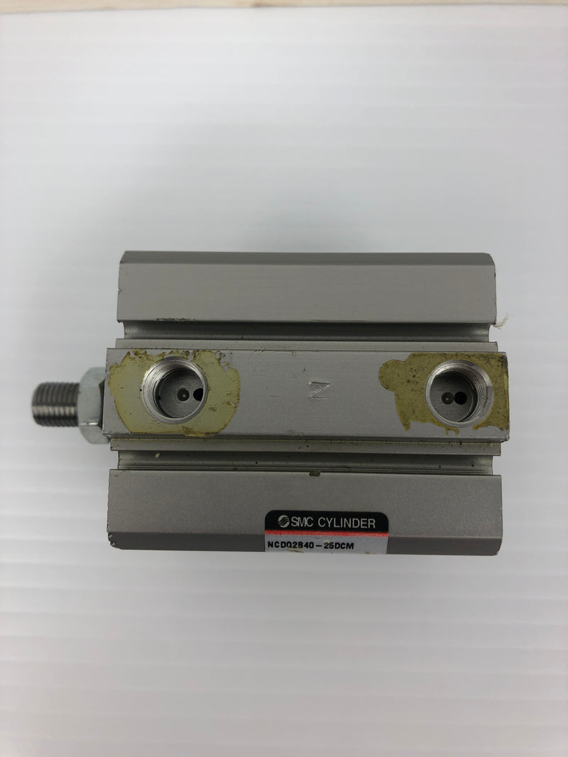 SMC NCDQ2B40-25DCM Compact Pneumatic Cylinder 145PSI 1.00MPa