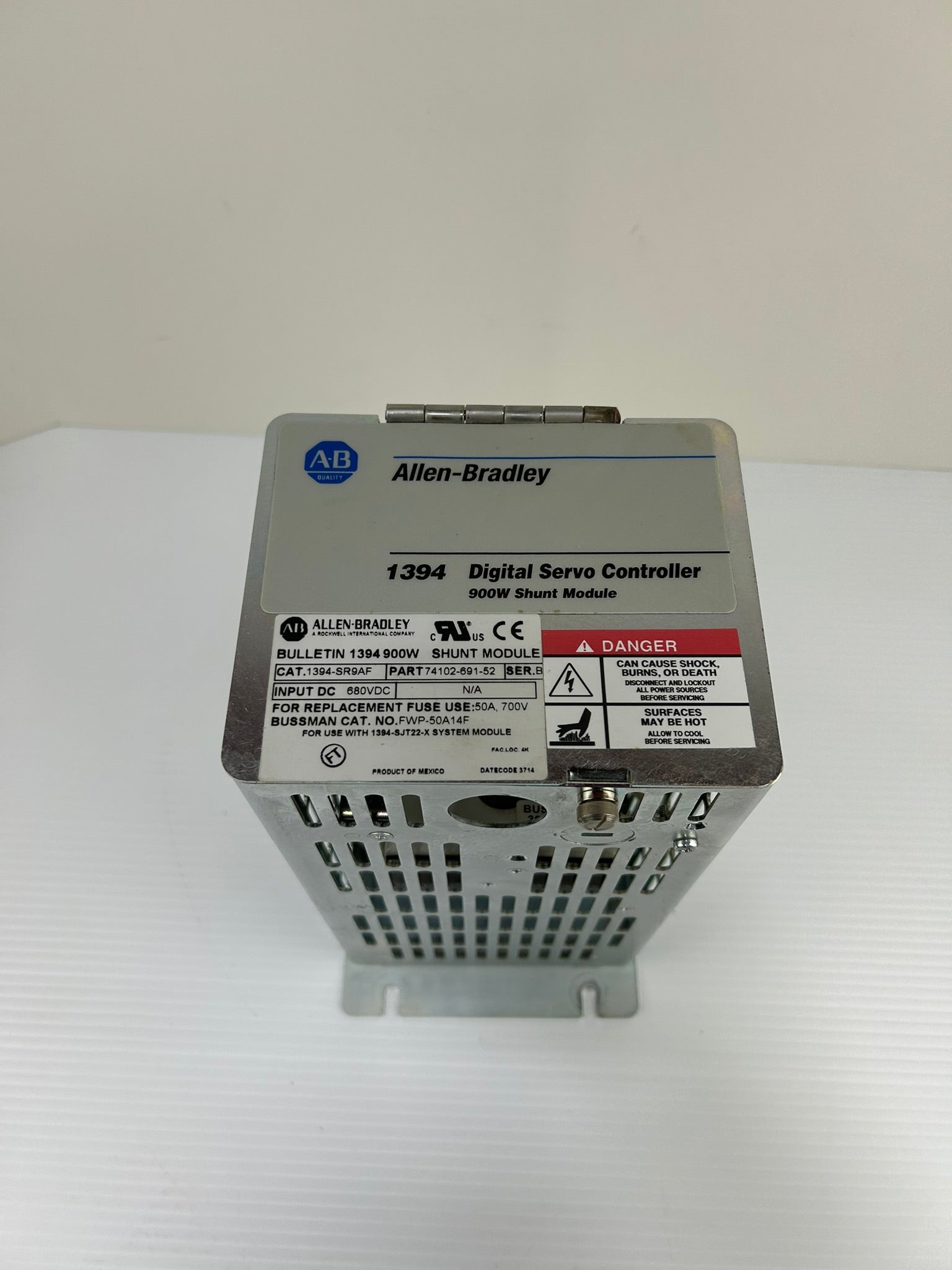 Allen Bradley 1394-SR9AF Digital Servo Controller Ser B 900W Shunt Module 1394