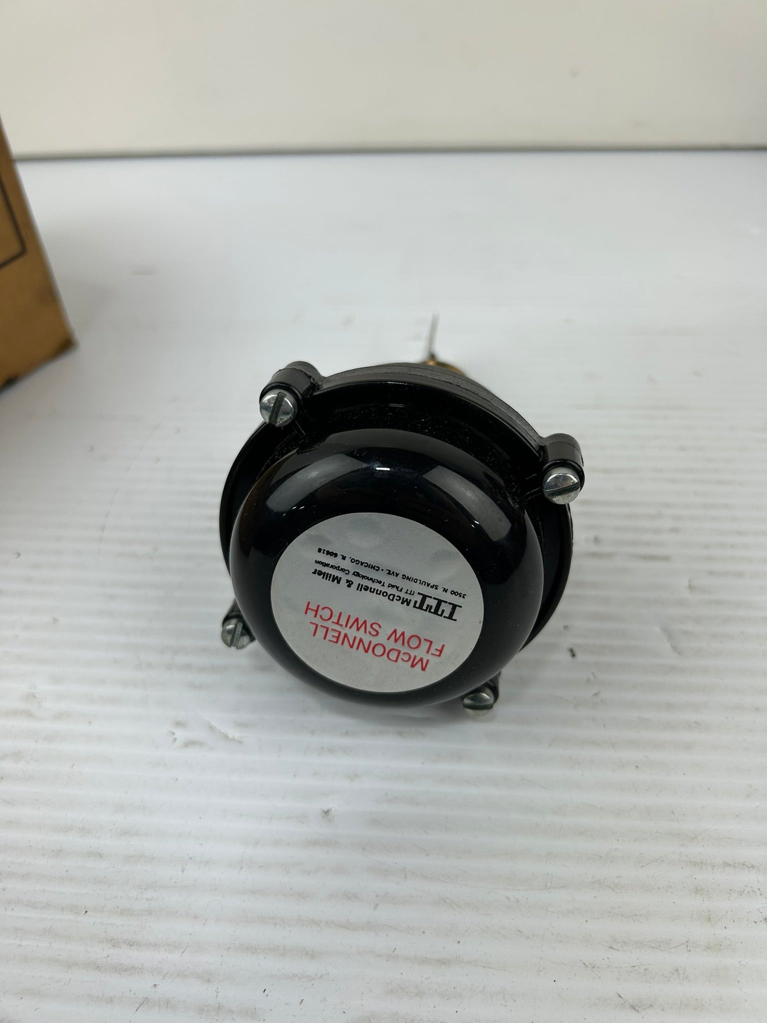 ITT McDonnell & Miller FS8-W Flow Switch 1" NPT Paddle (Thermatool 03CP149-316)