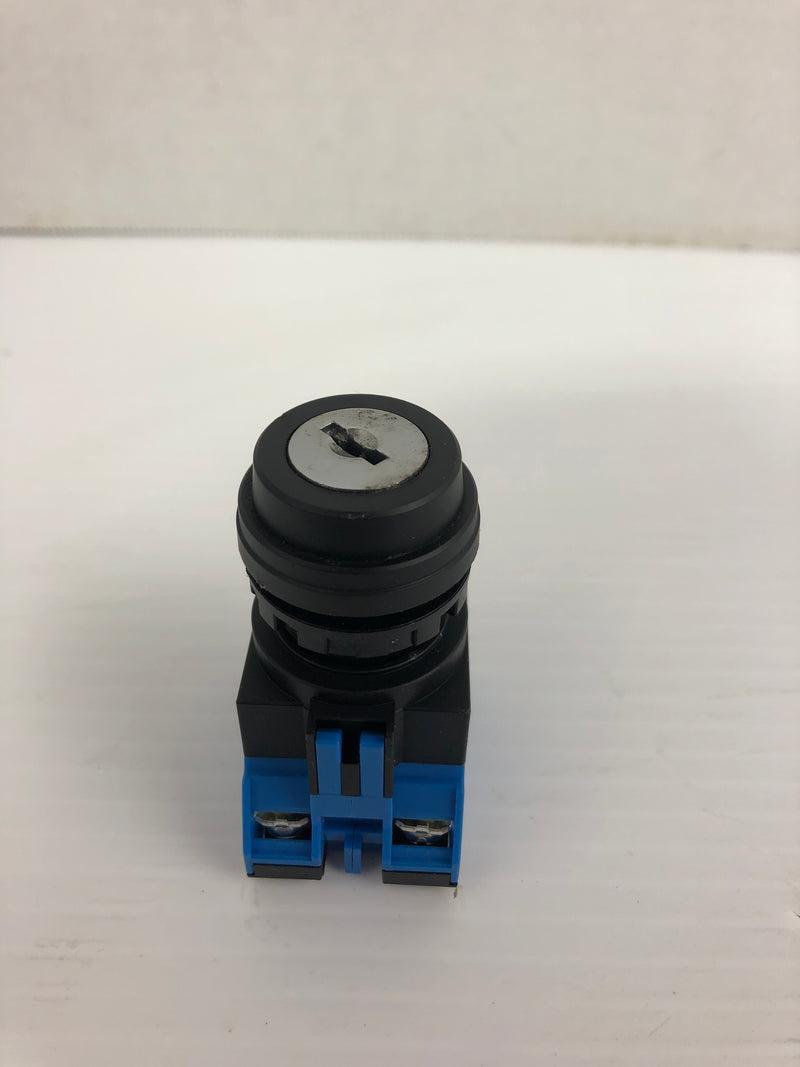 IDEC HW-CB20 Push Button Keyed Switch HW-G10 - Missing Key