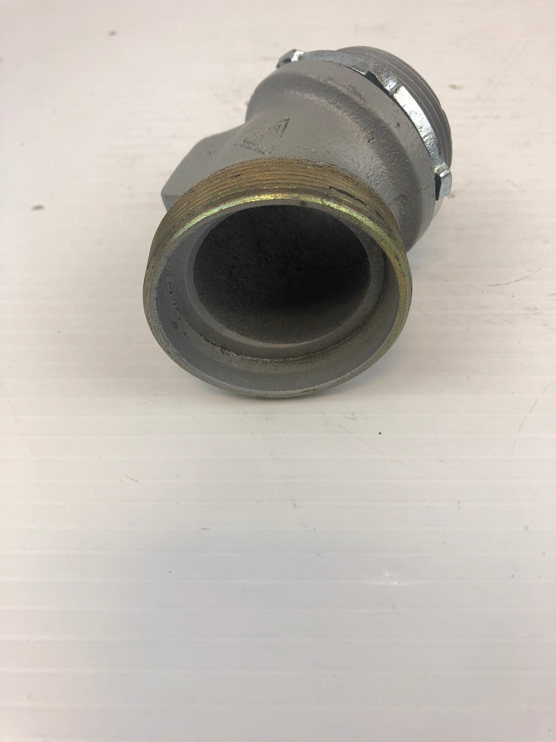 Appleton 1-1/2 ST Conduit Adapter Fitting 90 Degree Iron Elbow 1-1/2" I.D.