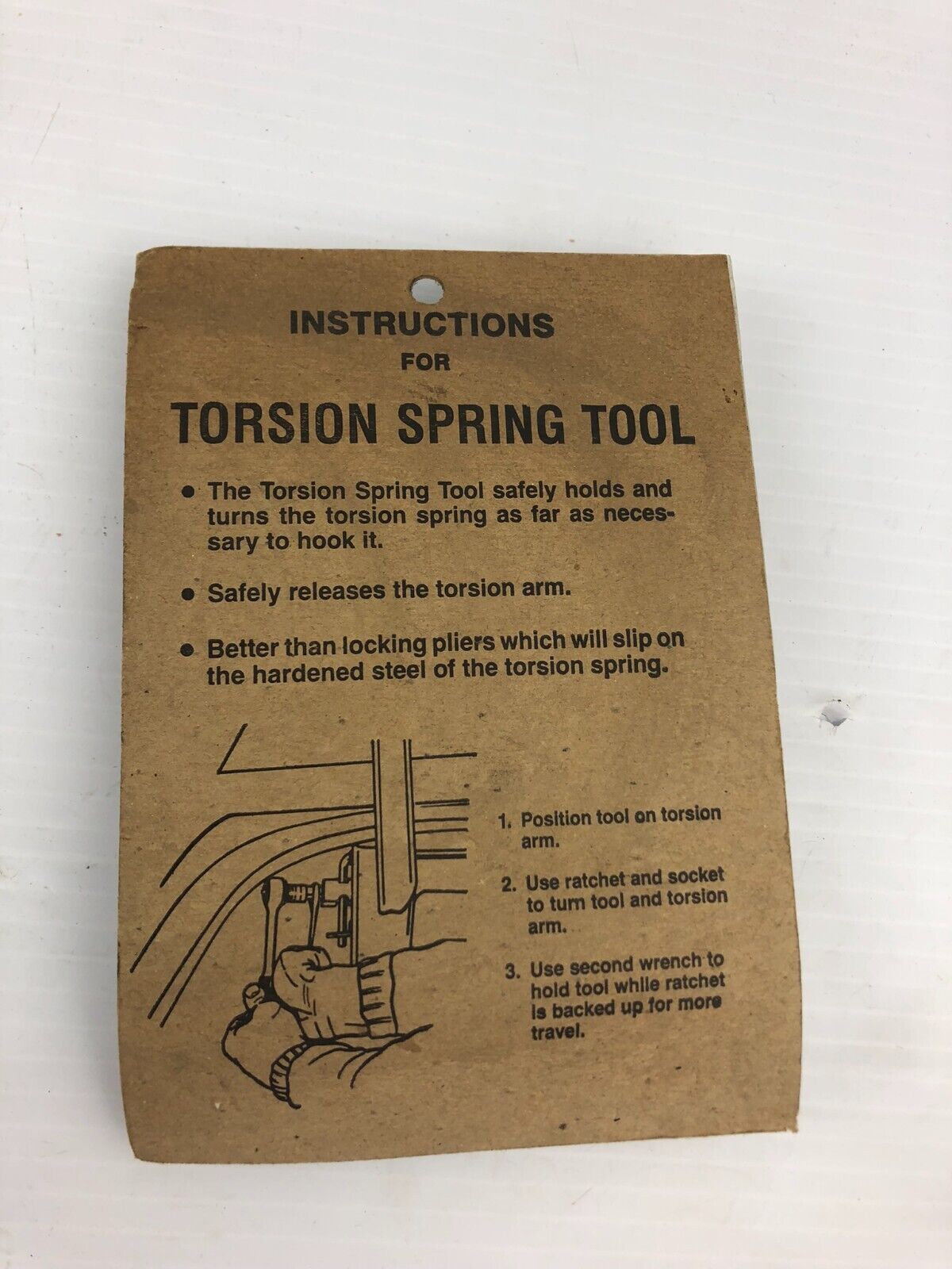 S&G Tool Aid 87625 Torsion Spring Tool for Servicing Deck Lids