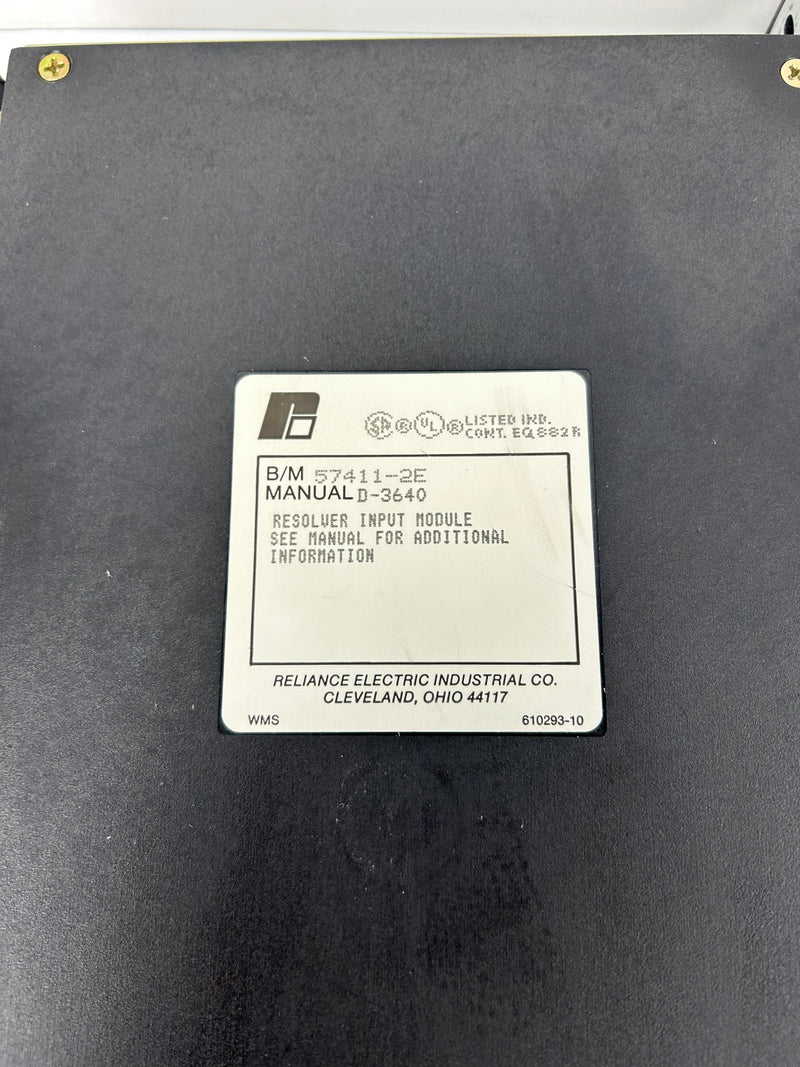 Reliance Electric 57C411 Resolver Input Module 57411-2E D-3640