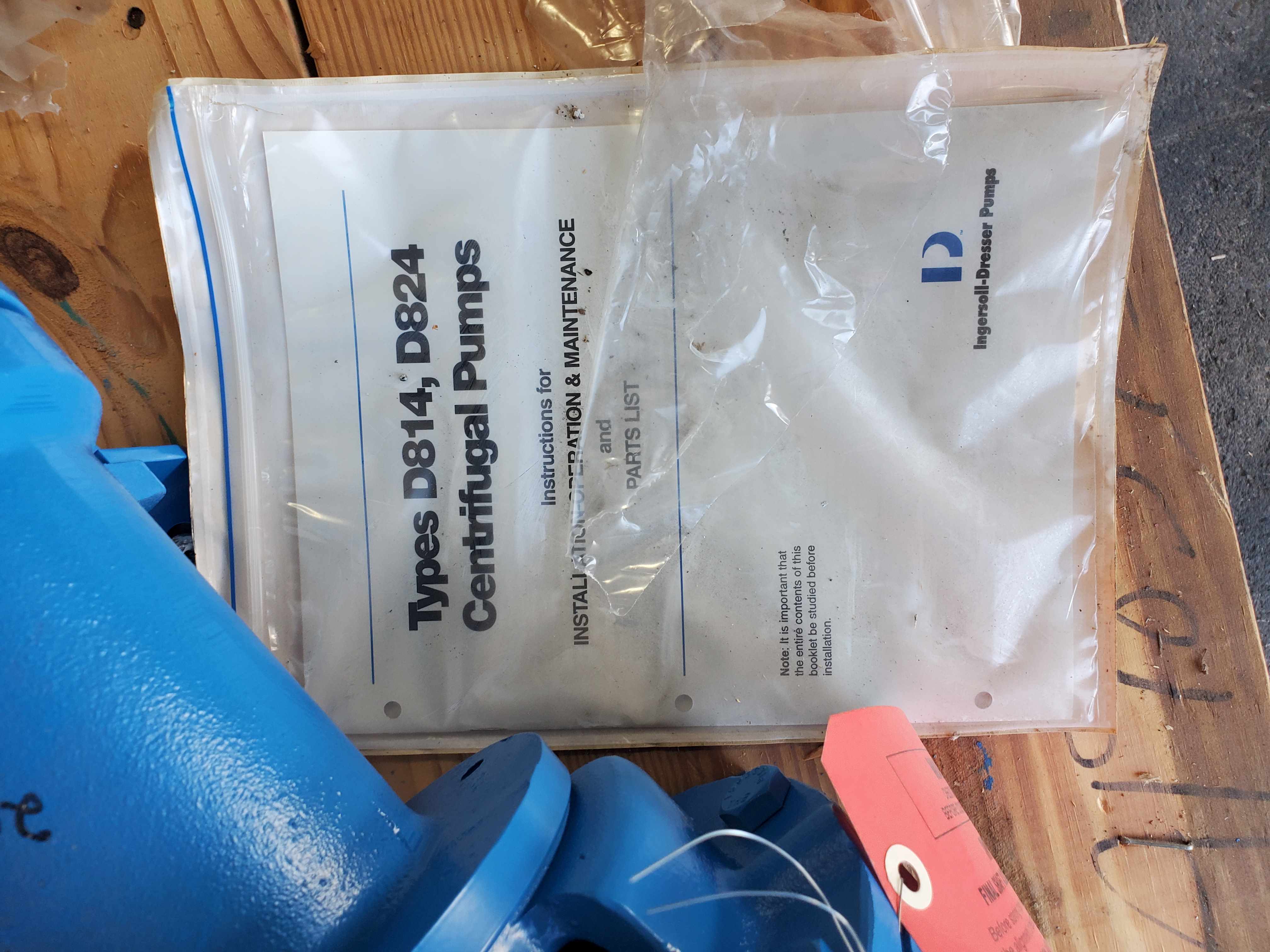 Ingersoll-Dresser A198393 Pump 1.5x1x8 D814 Line-A