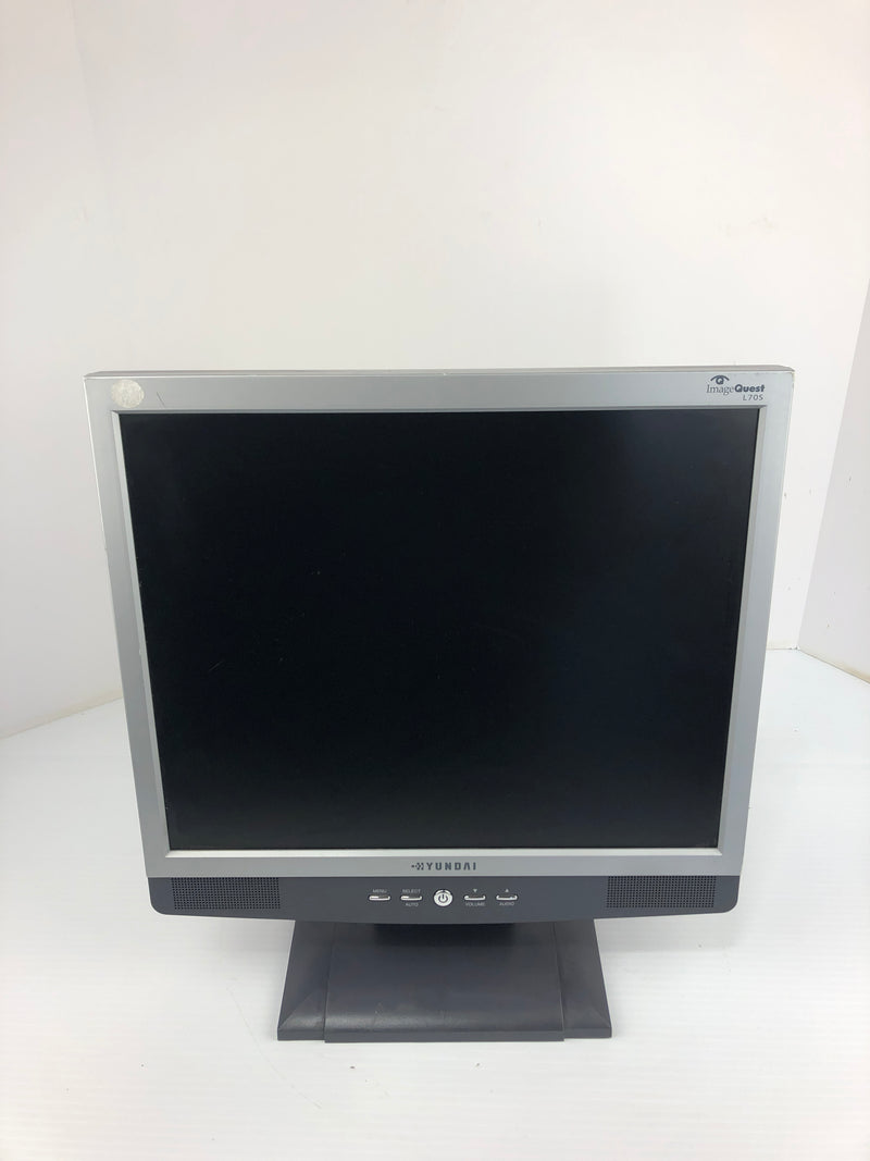 Hyundai L70S LCD Computer Monitor L17A0D080 17" 100-240V - No Cables Parts Only