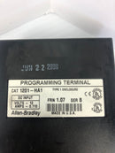 Allen-Bradley 1201-HA1 Programming Terminal Type: 1 Enclosure Ser. B FRN: 1.07