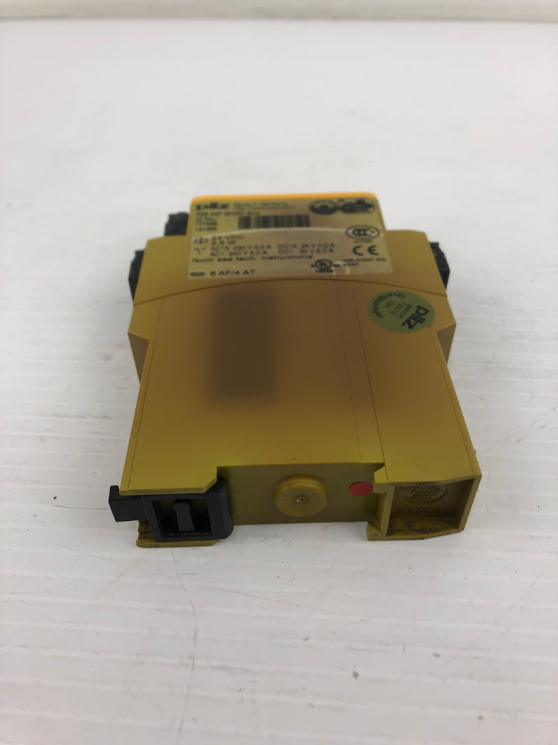 Pilz PZE X4P Safety Relay 24VDC 4n/o