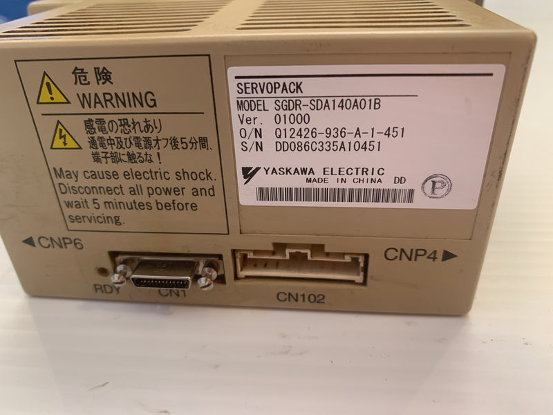 Yaskawa SGDR-SDA140A01B ServoPack Drive