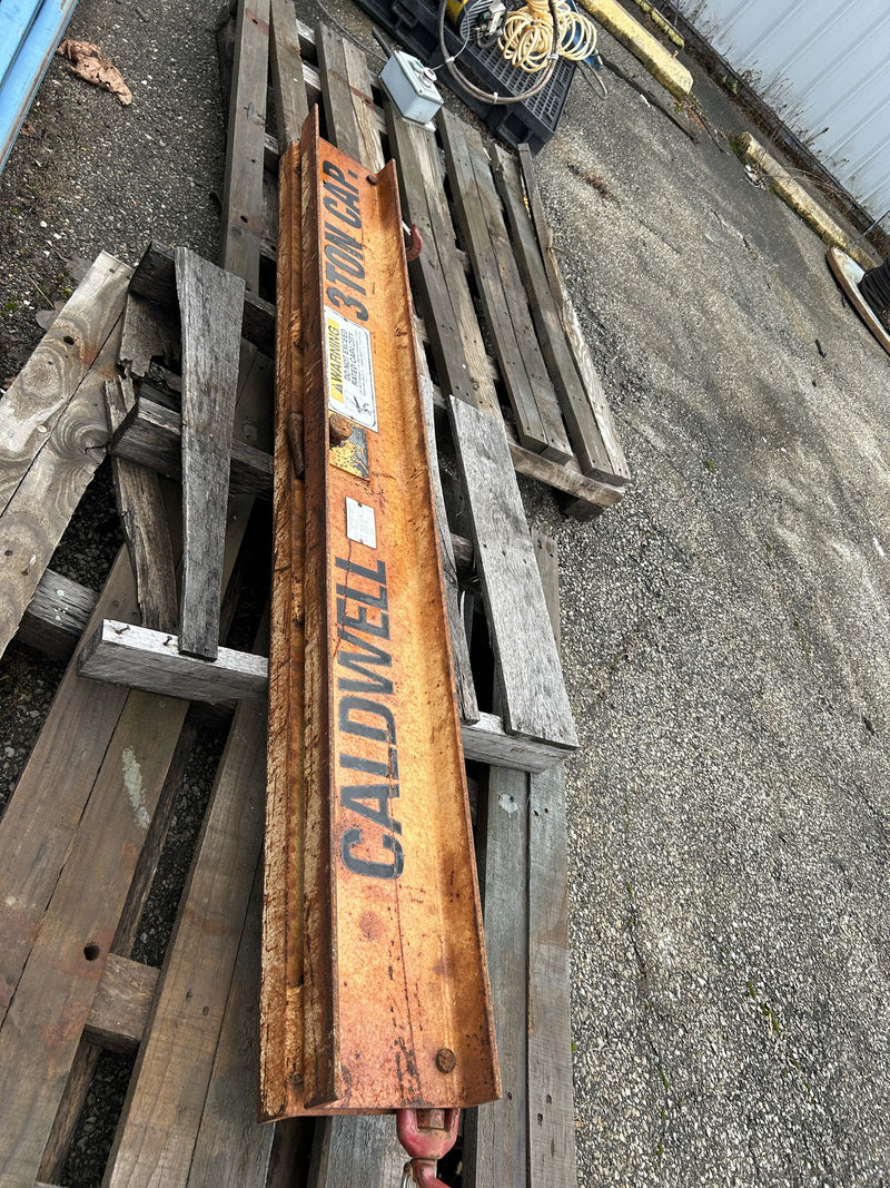 Caldwell 205-3-5 Low-Headroom Multiple-Spread Lifting Beam 6000 Lbs. / 3 Ton Cap