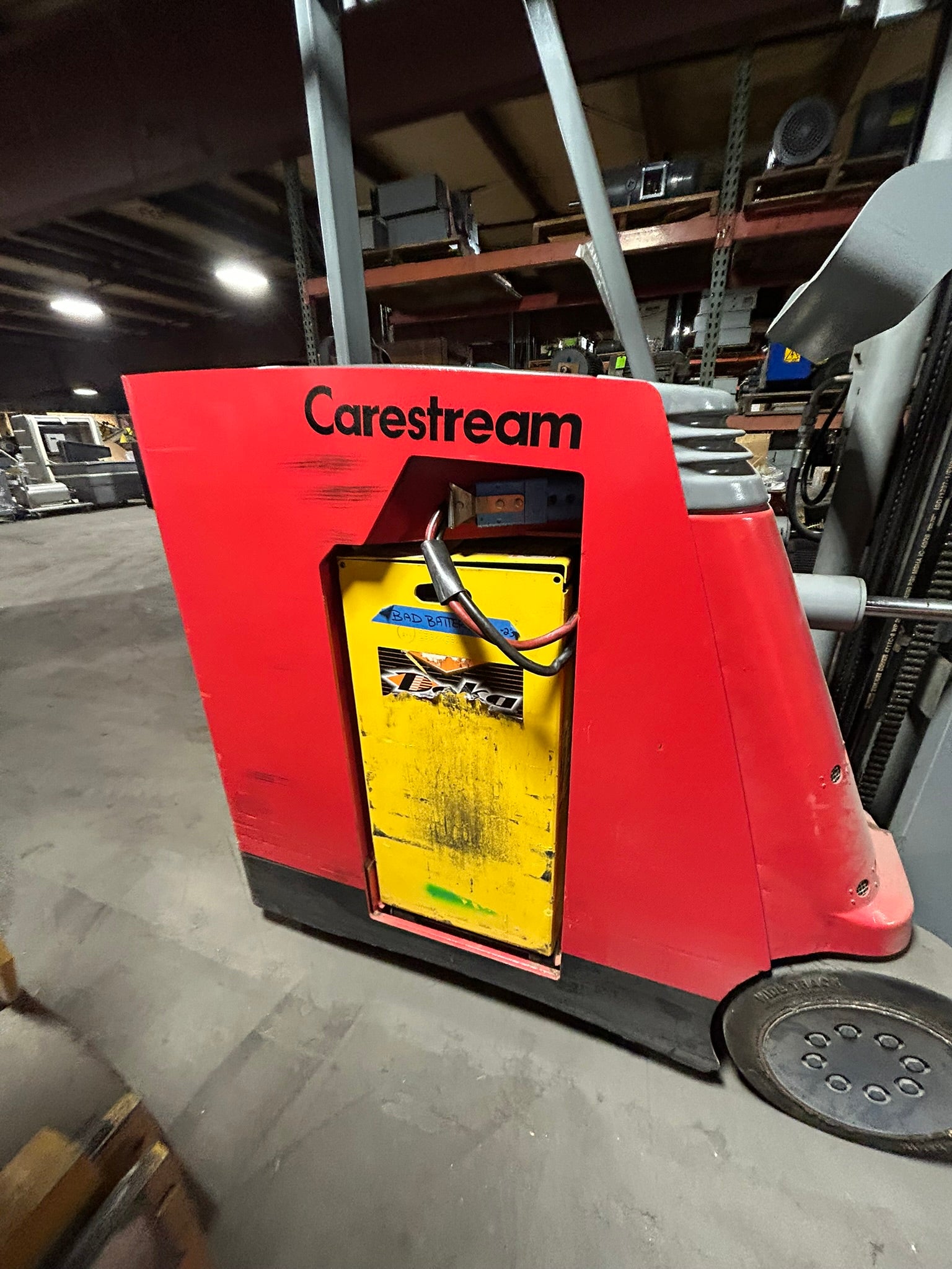 Raymond Dockstocker DSS350TT Electric Stand-Up Forklift Truck 3500 Lb. 36V