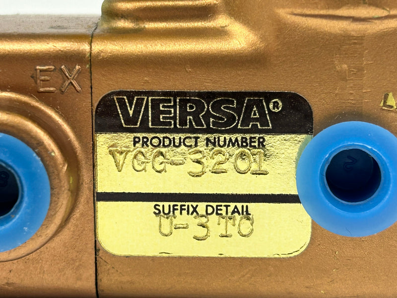 Versa VGG-3201-U-3TC Brass Solenoid Valve 175 PSI 120/60 Volts/Hz 10 Watts