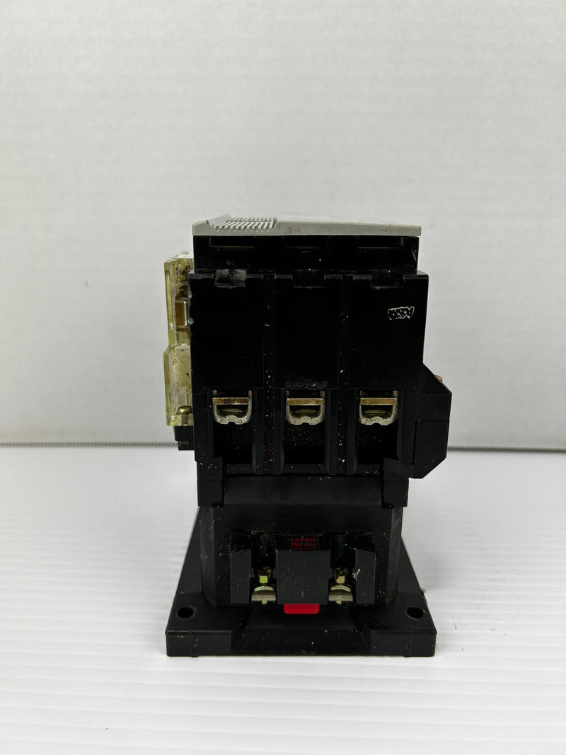 Allen-Bradley 100-A60N*3 Contactor Ser. C 50HP 3PH With 195-GA10 Aux. Contact