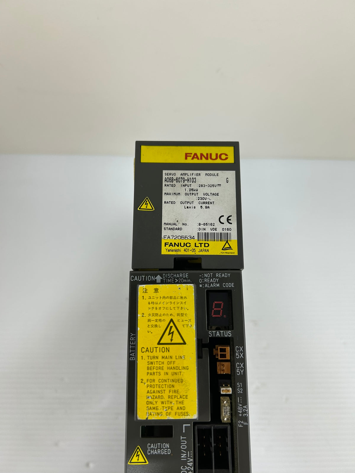 Fanuc A06B-6079-H103 G Servo Amplifier Module CNC Drive