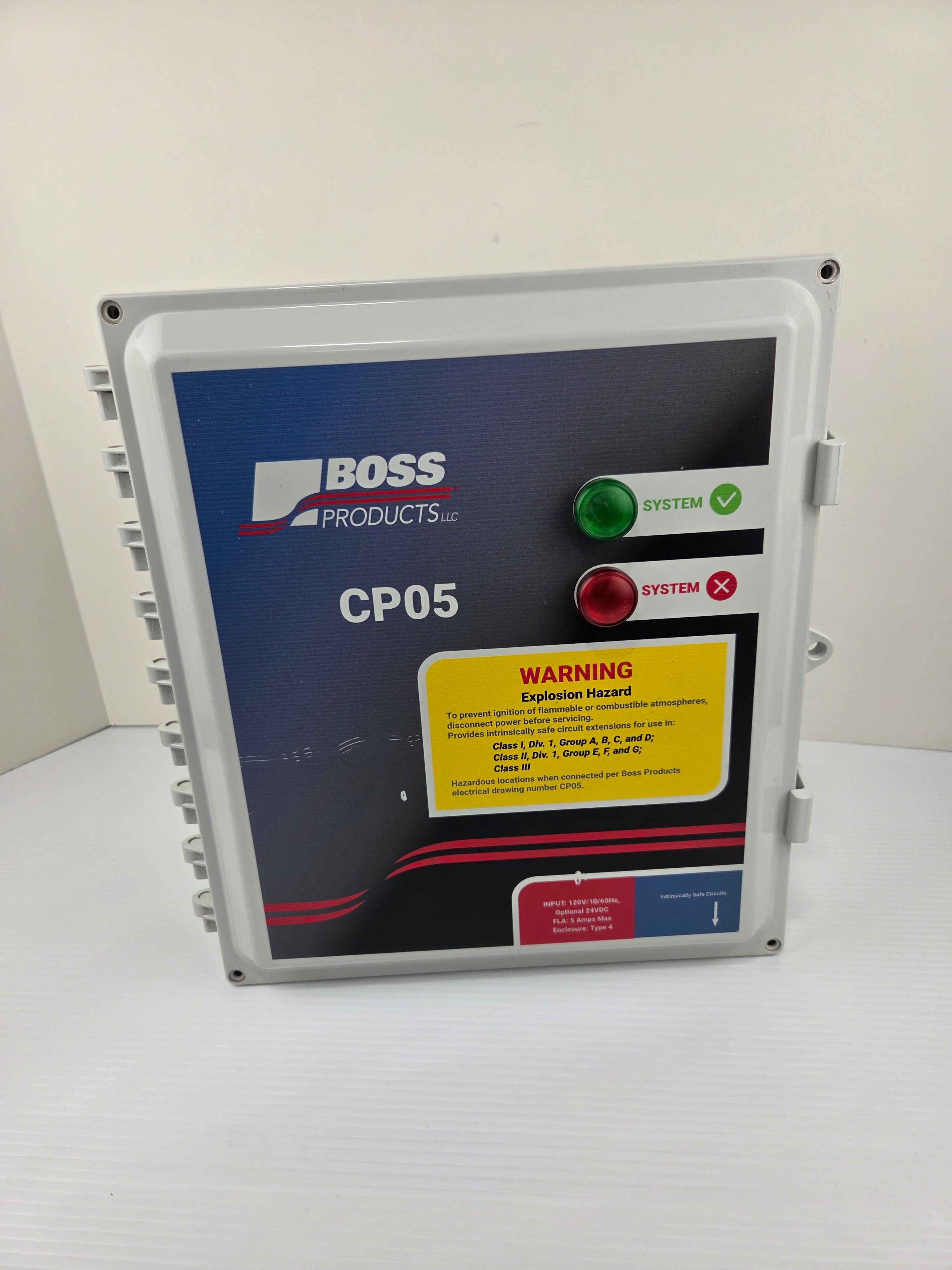 Boss Products CP05 NRV Explosion Isolation Control Panel Siemens LOGO! 8.3 PLC