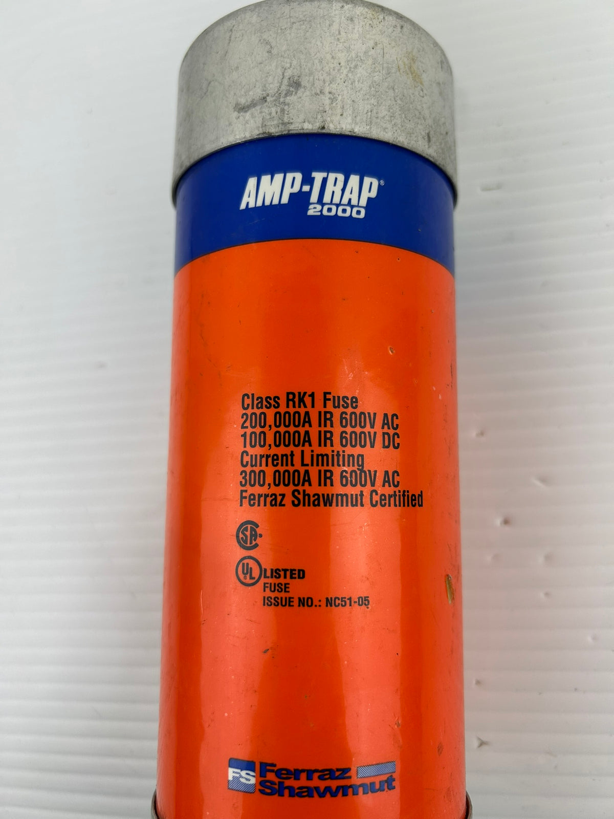 Ferraz Shawmut A6D600R 600A 600V AC/DC Amp-Trap 2000 Class RK1 Time Delay Fuse