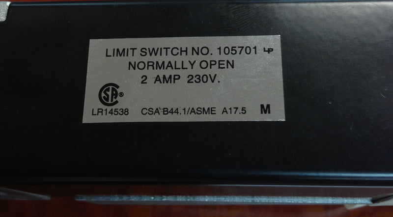 Dover 105701 Limit Switch
