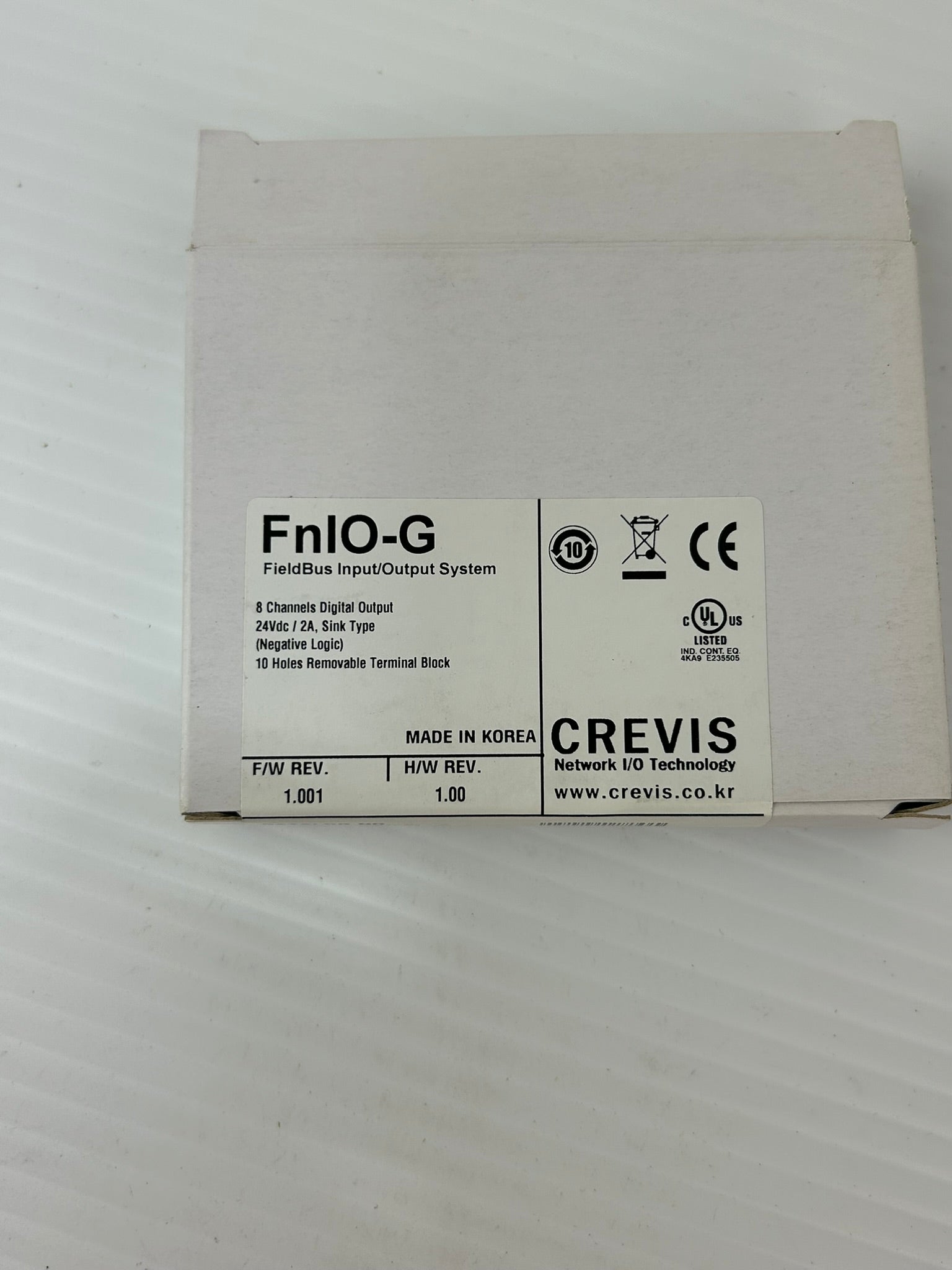 CREVIS GT-2618 FnIO-G 8 Channels Digital Output Module 24VDC 2A Sink Type Rev 1