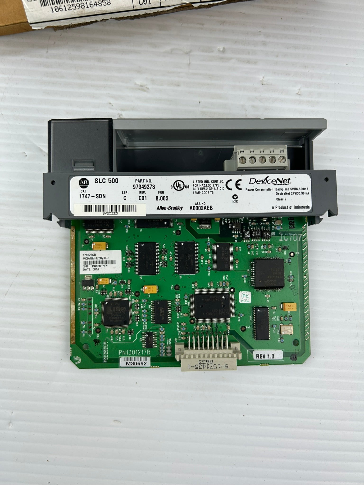 Allen-Bradley 1747-SDN SLC 500 DeviceNet Scanner Module Series C 97349373