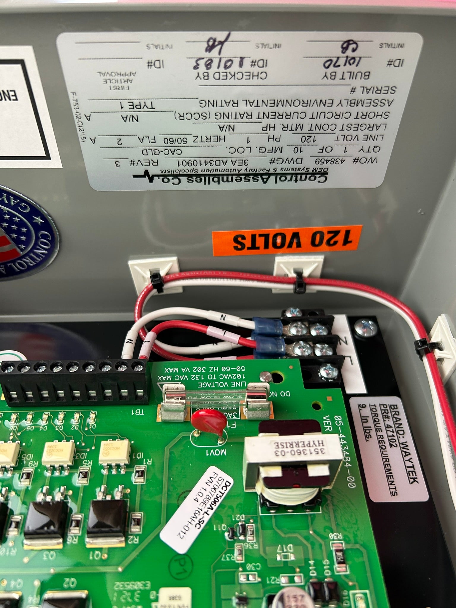 Donaldson Torit Delta P Plus 7053601 Downtime Clean Control Panel Controller