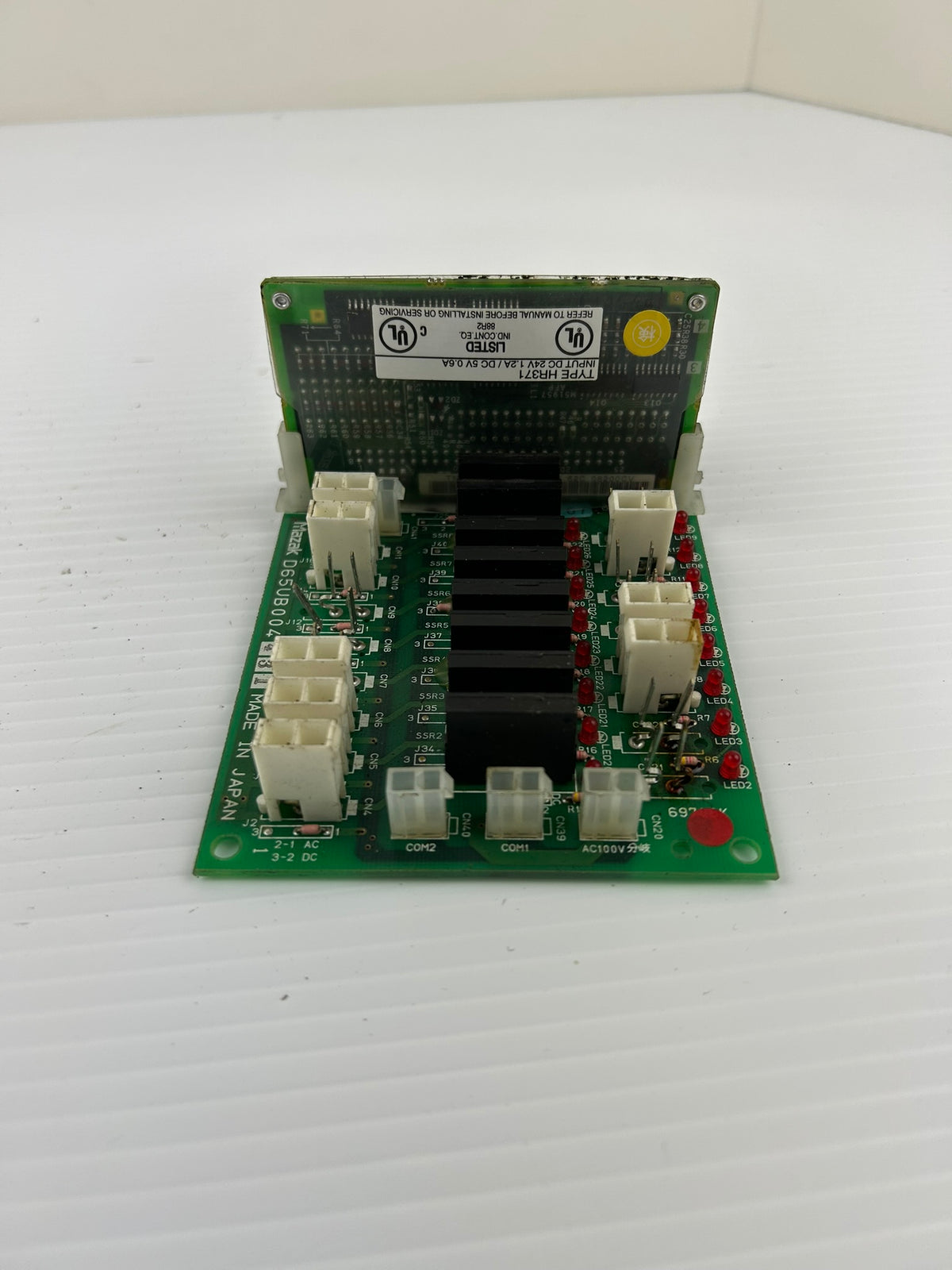 Mazak HR371 CNC Relay Output Board D65UB004 24V 1.2A PCB