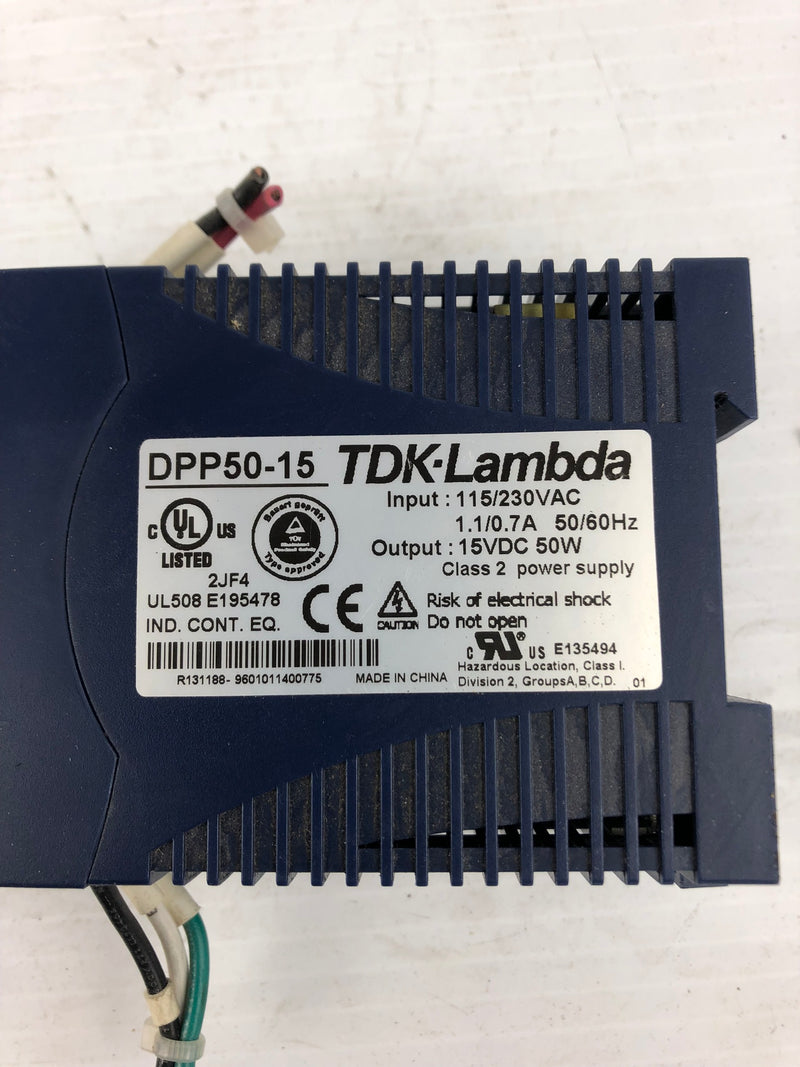 TDK-Lambda DPP50-15 Class 2 Power Supply