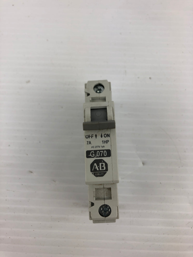 Allen Bradley 1492-CB1 Circuit Breaker G070 7A Series C