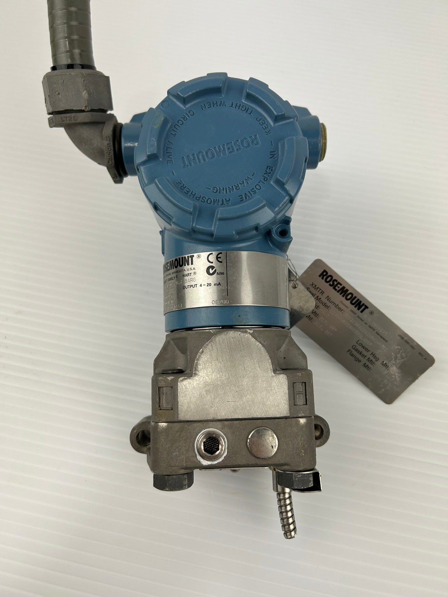 Rosemount 3051CG4A22A2AB4Q4K5S1 Pressure Transmitter
